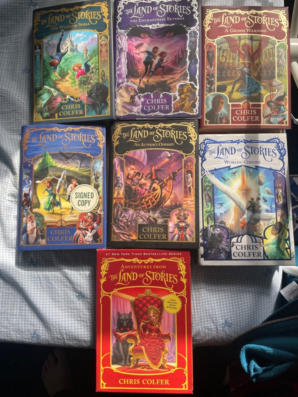 Hardcovers Lot The Land of Stories 1-6 and Adventures